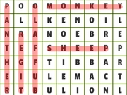 Animals Word Search Game Online