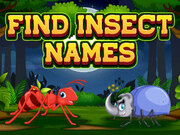 Find Insects Names Game Online