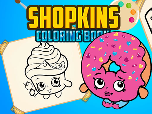Shopkins Coloring Book Game Image Shopkins Coloring Book Game